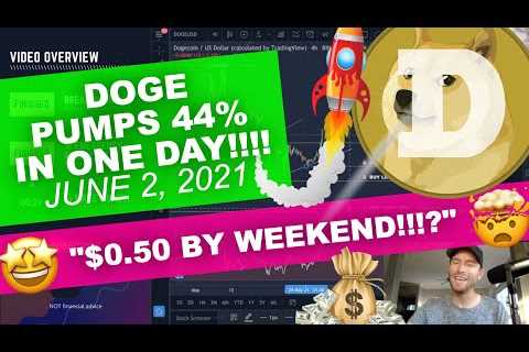 DOGECOIN - "44% PUMP IN 24 HOURS!!!" $0.50 BY WEEKEND!!? - DogeCoin Market News Now