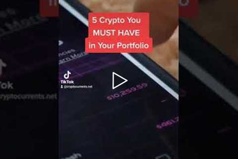 5 Crypto You MUST HAVE in Your Portfolio! 🔥💲#shorts