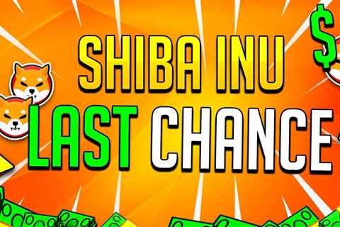 SHIBA INU - THIS IS THE TIME TO DO THIS! LAST CHANCE - Shiba Inu Market News