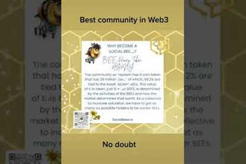 Best Community in Web3 No Doubt