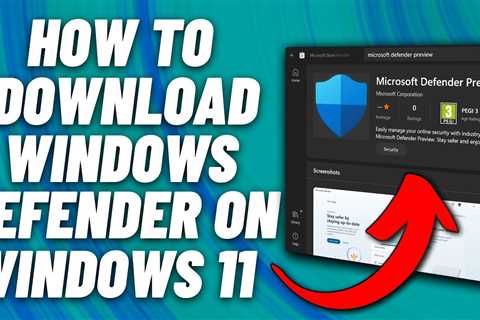 How to Download & Install Windows Defender for Windows 11 [Tutorial] - Shiba Inu Market News