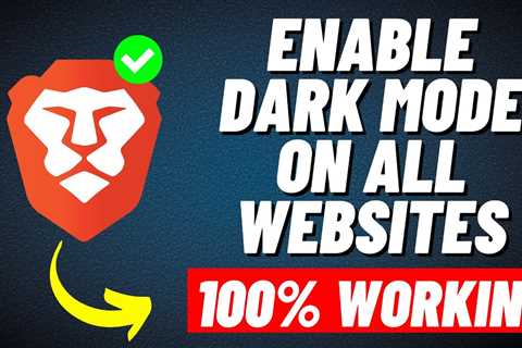 How to Enable Dark Mode on All Websites In Brave Browser [Tutorial] - Shiba Inu Market News