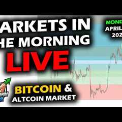 MARKETS in the MORNING, 4/15/2024, Bitcoin $66,100, Weekend Capitulation, DXY 105, Gold $2,357