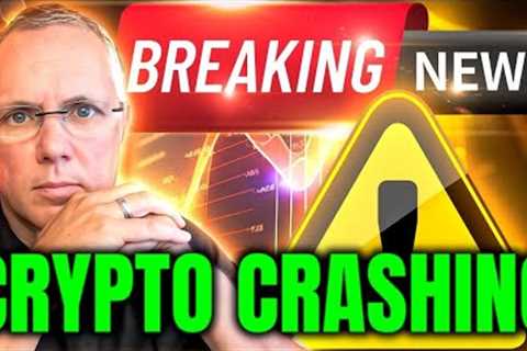 IS THE CRYPTO MARKET CRASHING! BREAKING CRYPTO NEWS!