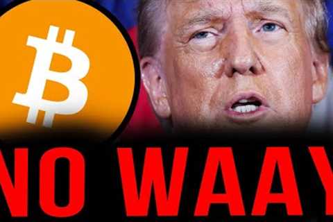 BITCOIN: HOLY F**K TRUMP CHANGED EVERYTHING... (insanely bullish)