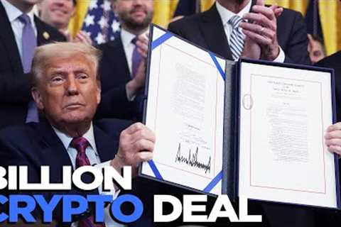 Trump's Family-Linked Crypto Business Announces $1.5B Digital Coin Deal | TRENDING