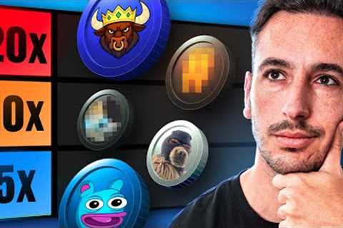 Ranking Base Crypto Memecoins Tier List For 2025!