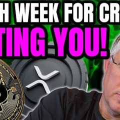 All Crypto Holders - Rough Week For Crypto! Crypto News - Very Important!