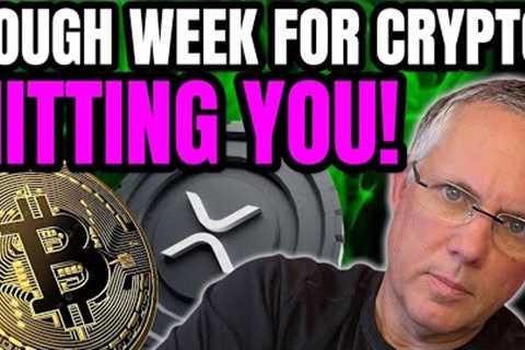 All Crypto Holders - Rough Week For Crypto! Crypto News - Very Important!