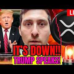 XRP WATCH! TRUMP Japan NEWS LIVE🔴XRP DOWN?