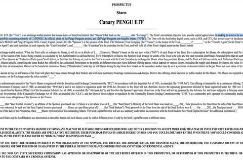 A PENGU ETF Would Put Pudgy Penguins NFTs Inside a Regulated US Fund — What That Actually Means