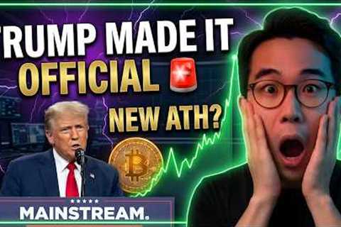 BREAKING: Trump Calls Crypto Mainstream — Is Bitcoin About To Hit A New All-Time High In 2026?